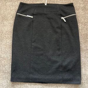 Michael Kors pencil skirt size 8. Charcoal gray